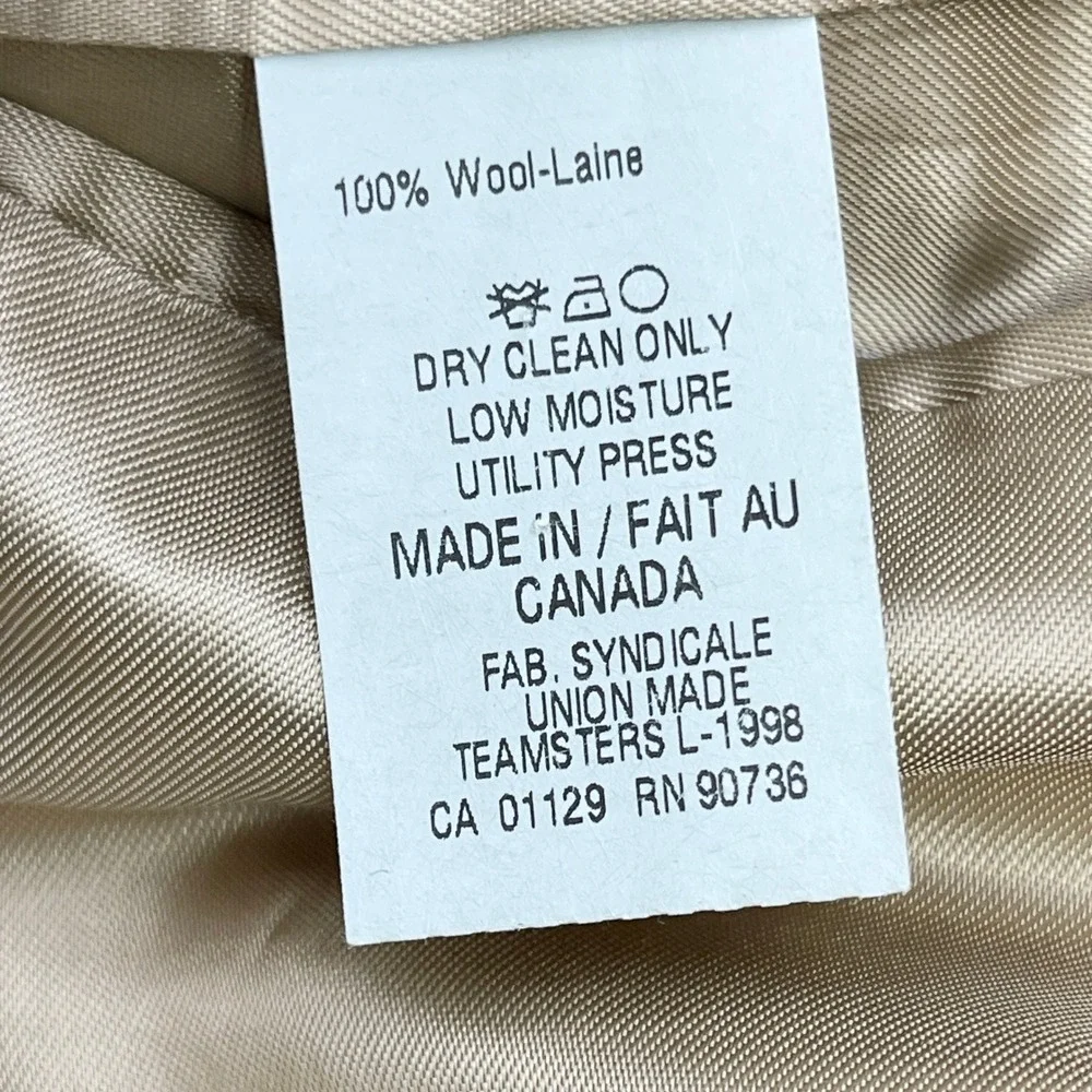 Lauren Ralph Lauren Mens Sport Coat 44R Brown Wool Tweed Blazer Dark Academia